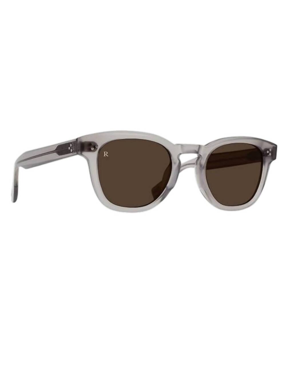 NEW RAEN OPTICS unisex squire s769 squared sunglasses in shadow/ vibrant brown